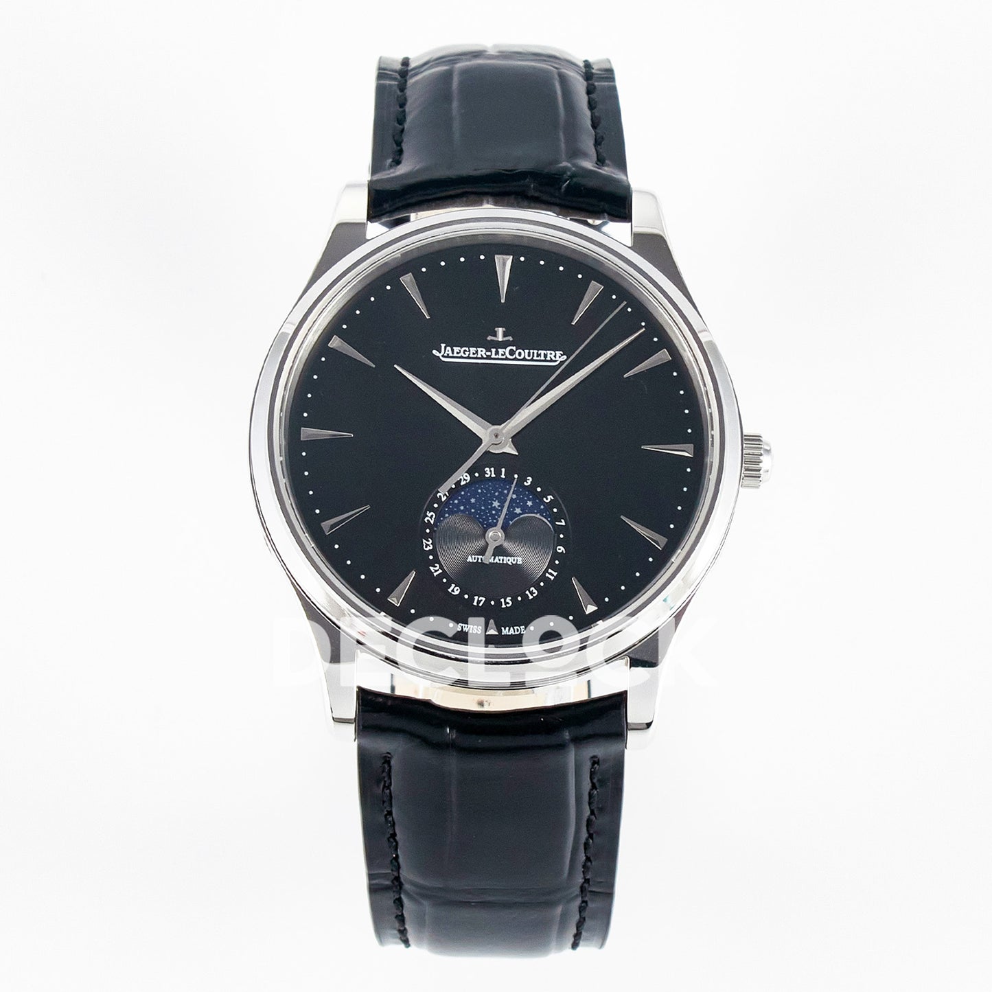 Jaeger-LeCoultre Master Ultra Thin Moon SS Black 39mm Z+F SA925