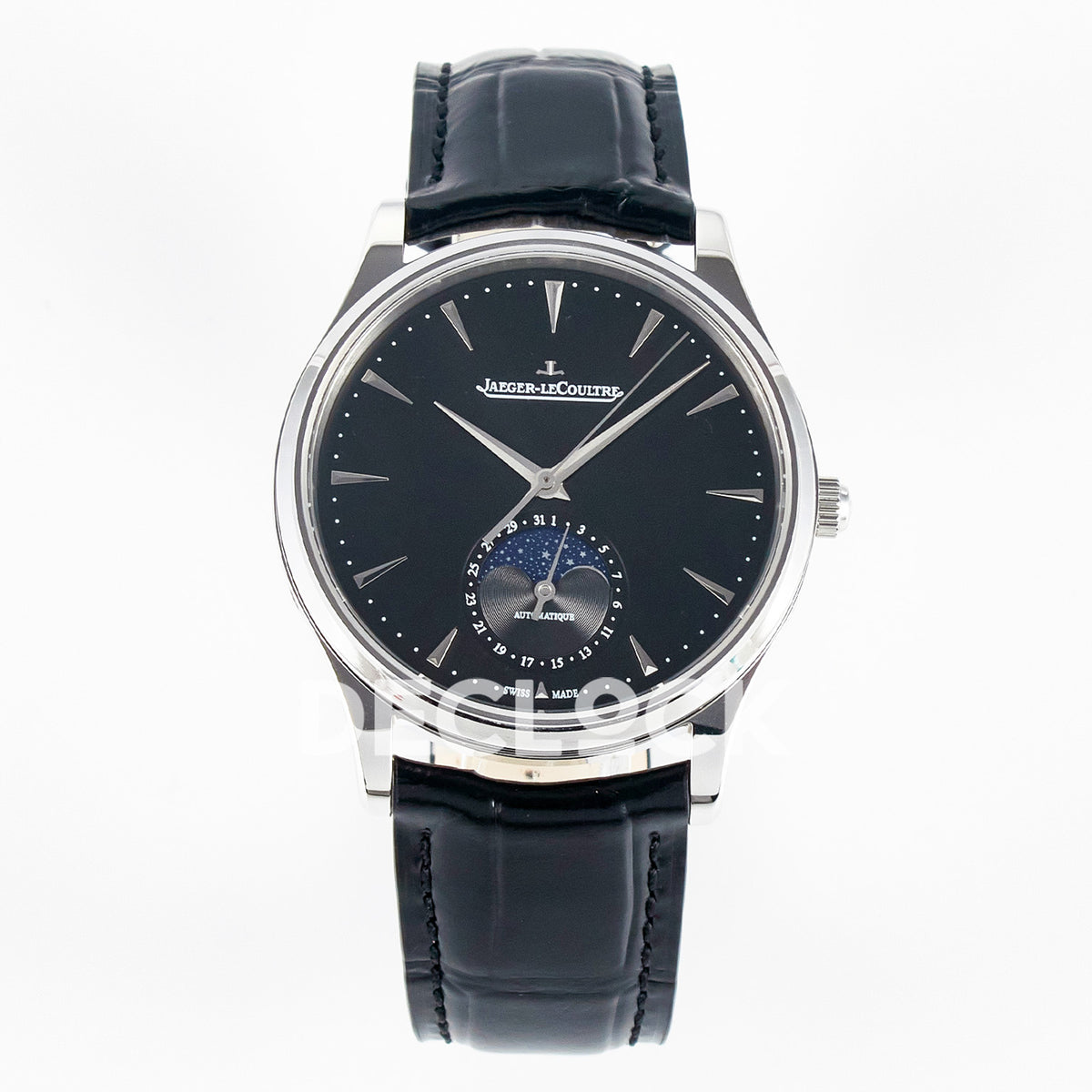 Jaeger-LeCoultre Master Ultra Thin Moon SS Black 39mm Z+F SA925
