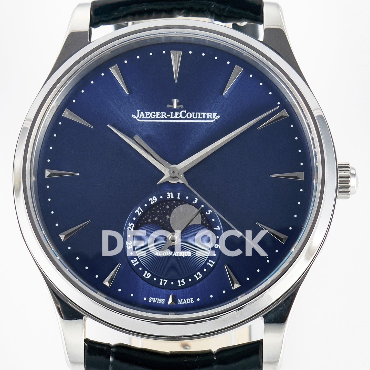 Jaeger-LeCoultre Master Ultra Thin Moon SS Blue 39mm Z+F SA925