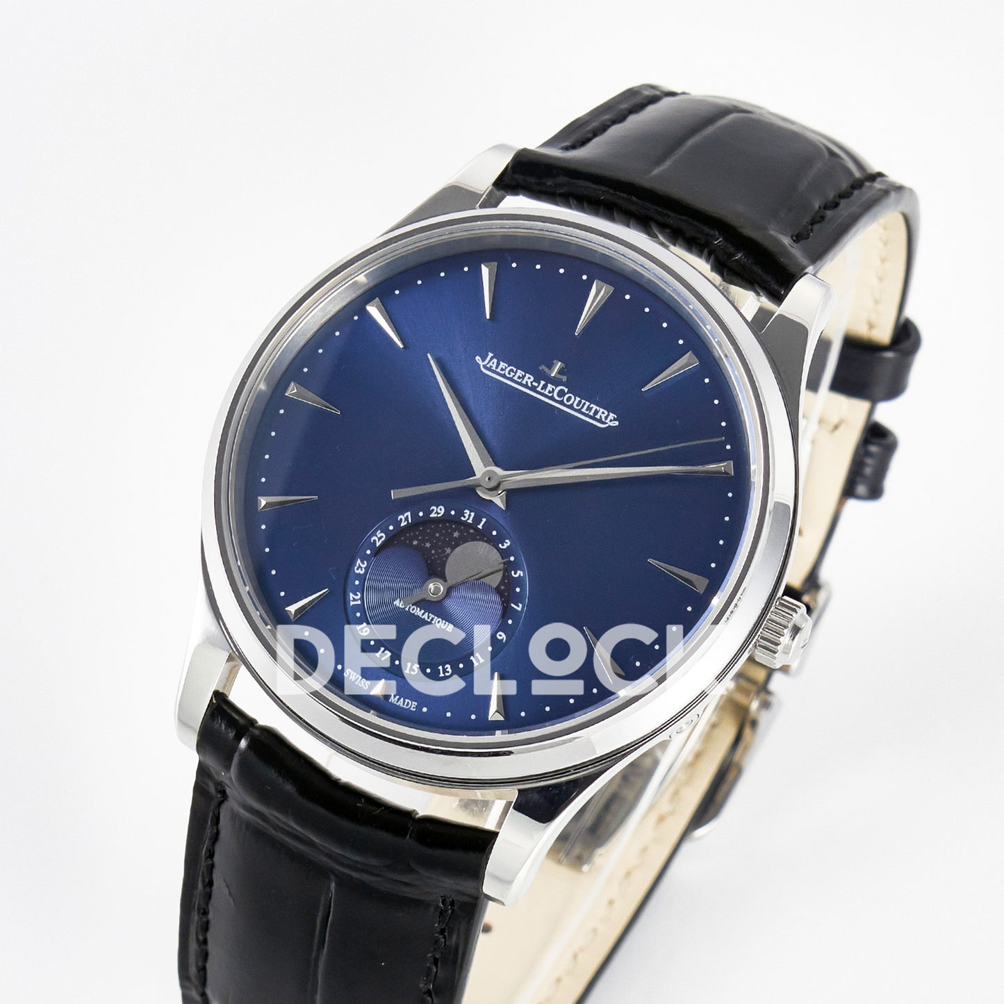 Jaeger-LeCoultre Master Ultra Thin Moon SS Blue 39mm Z+F SA925