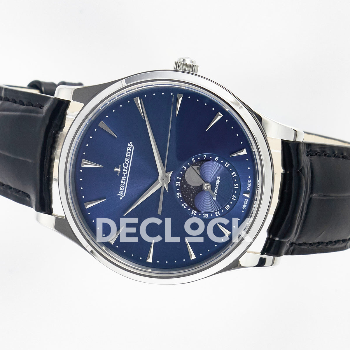 Jaeger-LeCoultre Master Ultra Thin Moon SS Blue 39mm Z+F SA925