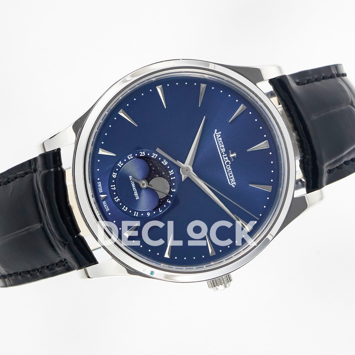 Jaeger-LeCoultre Master Ultra Thin Moon SS Blue 39mm Z+F SA925