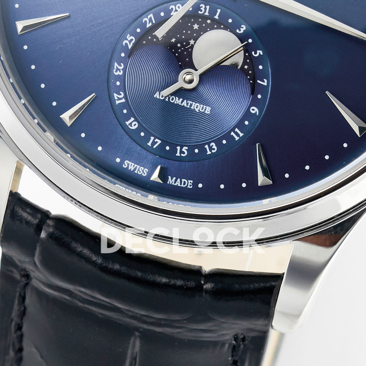 Jaeger-LeCoultre Master Ultra Thin Moon SS Blue 39mm Z+F SA925