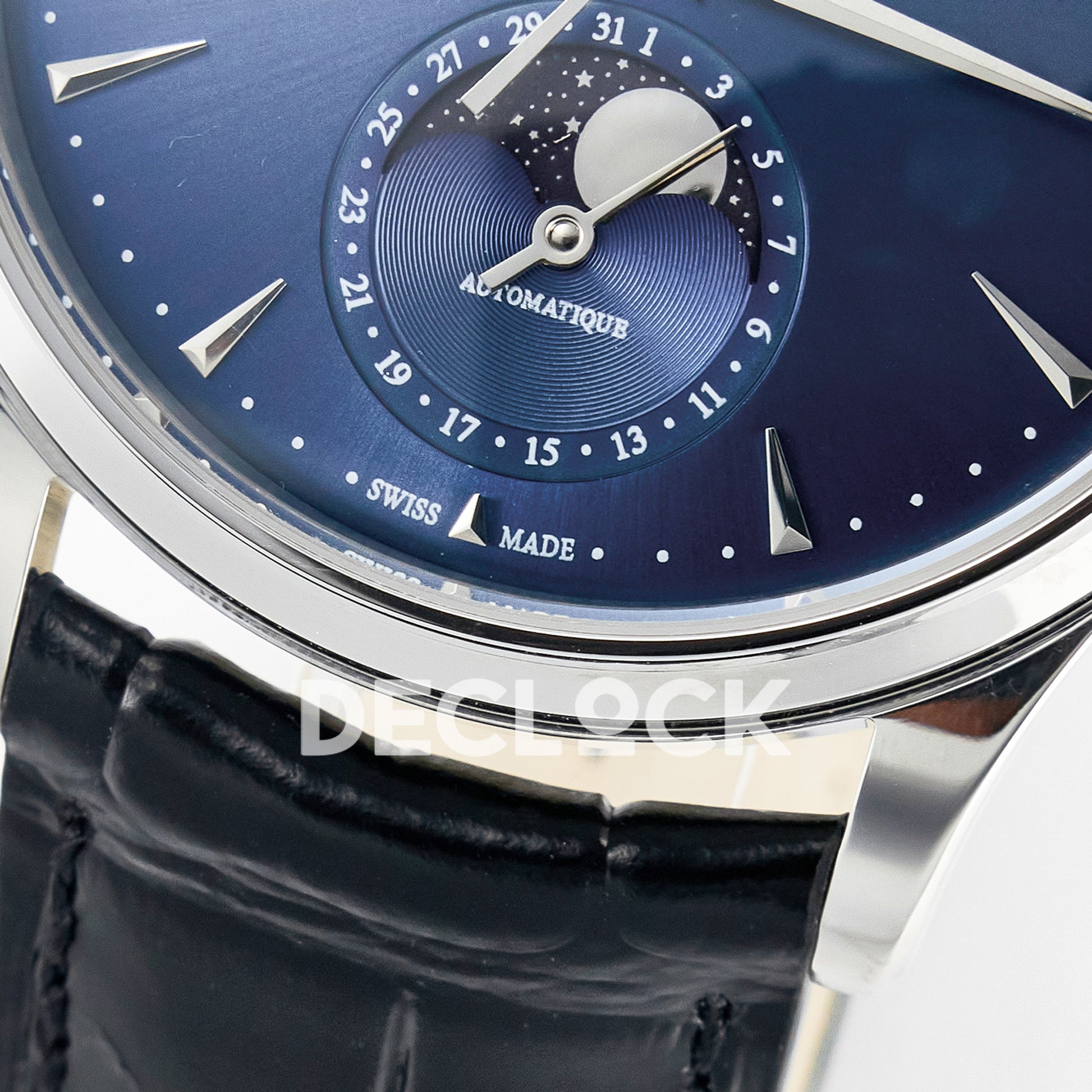 Jaeger-LeCoultre Master Ultra Thin Moon SS Blue 39mm Z+F SA925