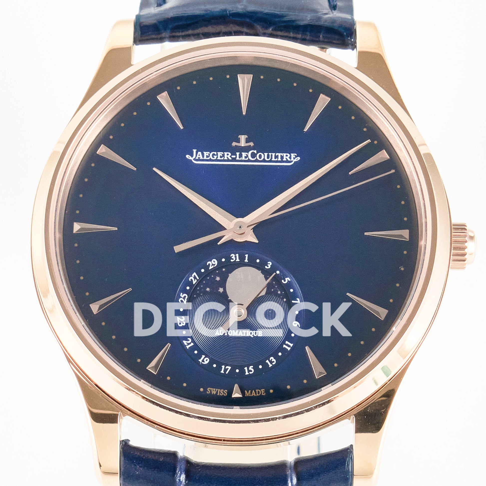 Jaeger-LeCoultre Master Ultra Thin Moon RG Blue 39mm Z+F SA925