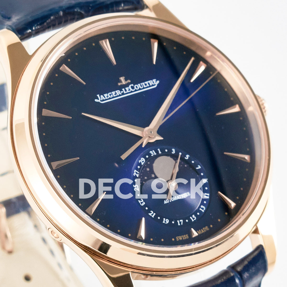 Jaeger-LeCoultre Master Ultra Thin Moon RG Blue 39mm Z+F SA925