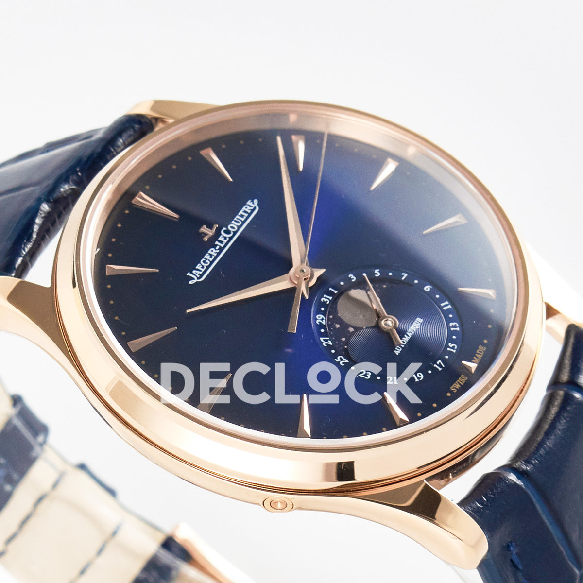 Jaeger-LeCoultre Master Ultra Thin Moon RG Blue 39mm Z+F SA925
