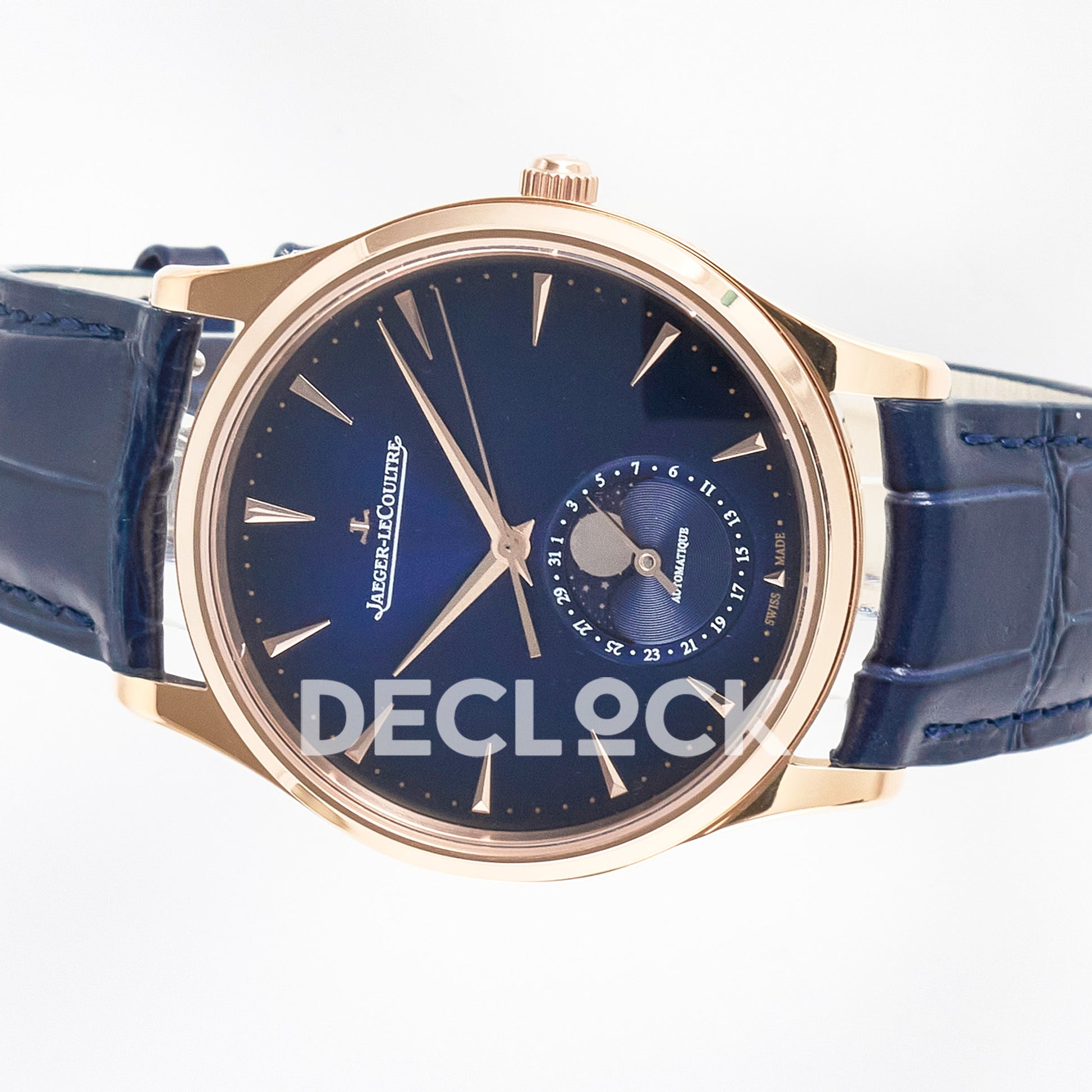 Jaeger-LeCoultre Master Ultra Thin Moon RG Blue 39mm Z+F SA925