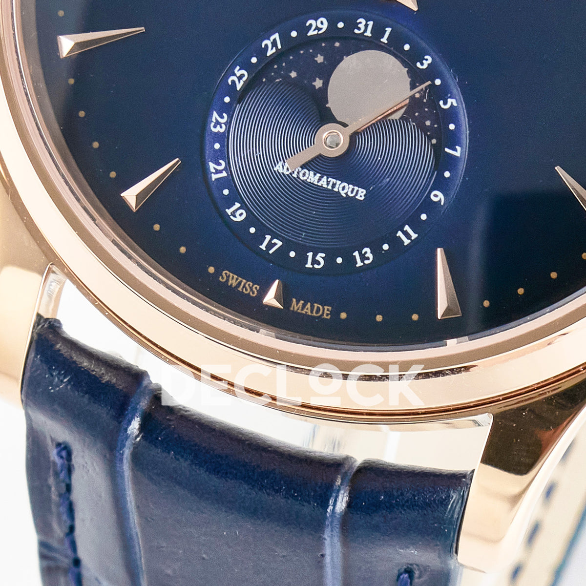 Jaeger-LeCoultre Master Ultra Thin Moon RG Blue 39mm Z+F SA925