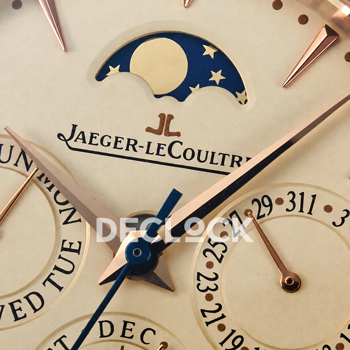 Jaeger-LeCoultre Master Ultra Thin Perpetual Calendar RG Cream Plain Bezel 39mm V9F A868 V2