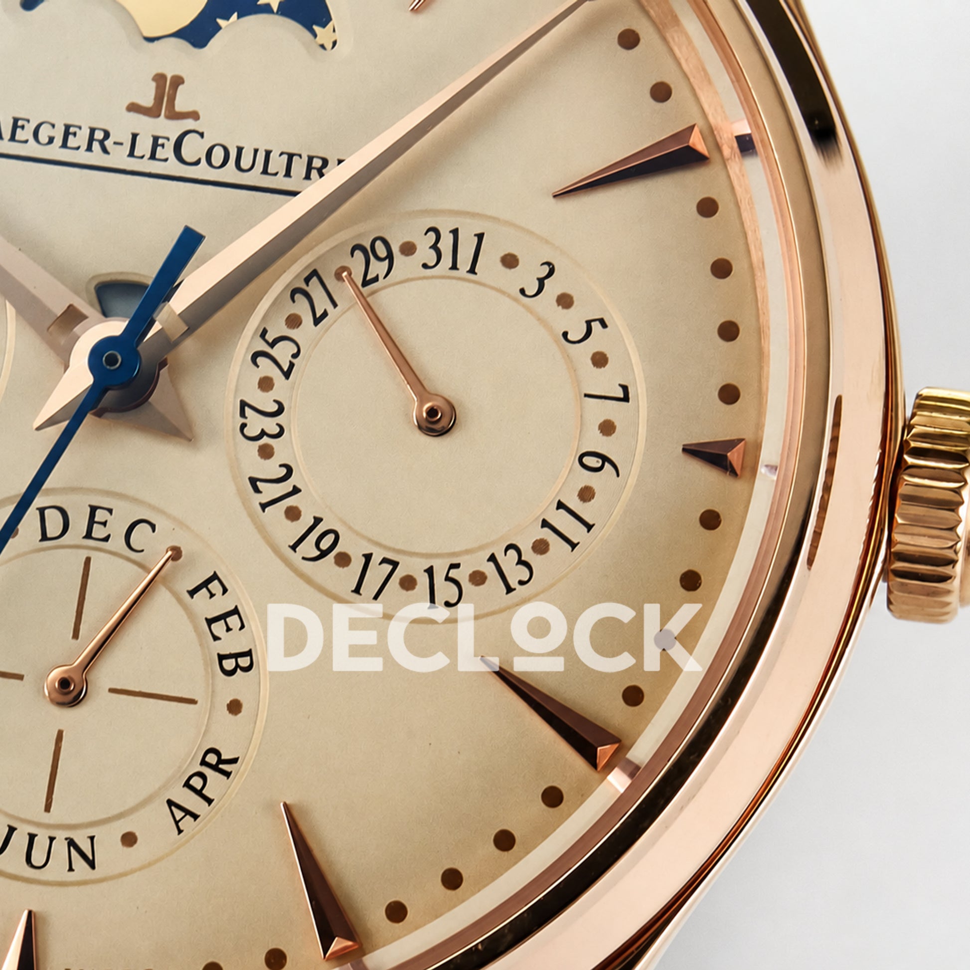 Jaeger-LeCoultre Master Ultra Thin Perpetual Calendar RG Cream Plain Bezel 39mm V9F A868 V2