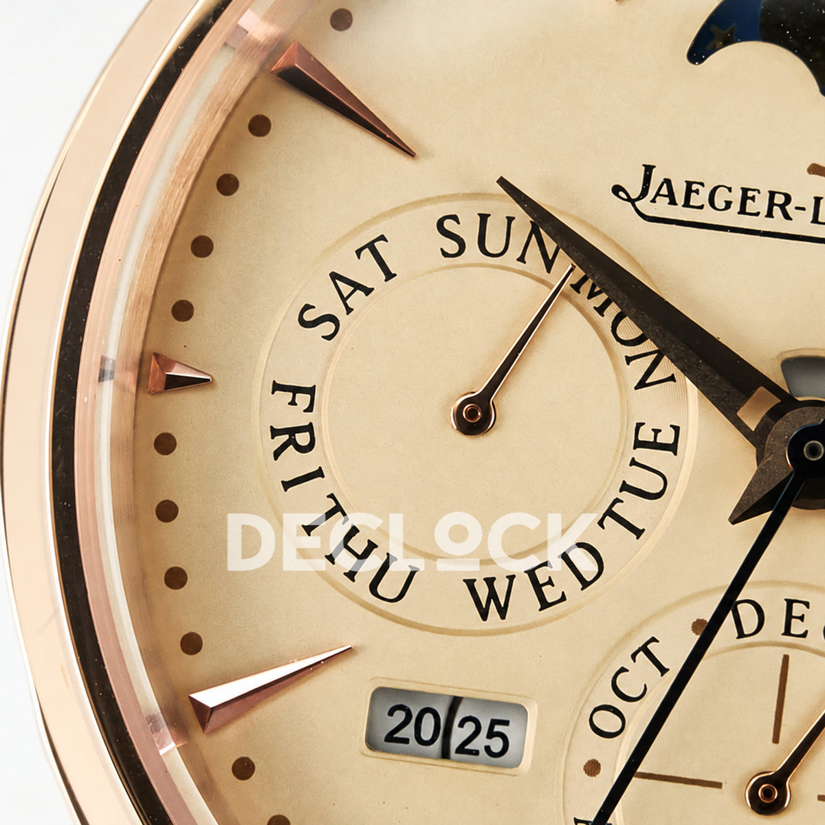 Jaeger-LeCoultre Master Ultra Thin Perpetual Calendar RG Cream Plain Bezel 39mm V9F A868 V2