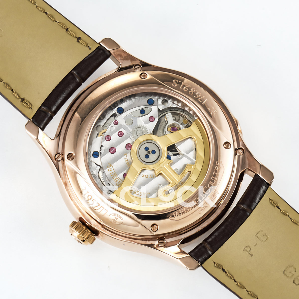Jaeger-LeCoultre Master Ultra Thin Perpetual Calendar RG Cream Plain Bezel 39mm V9F A868 V2