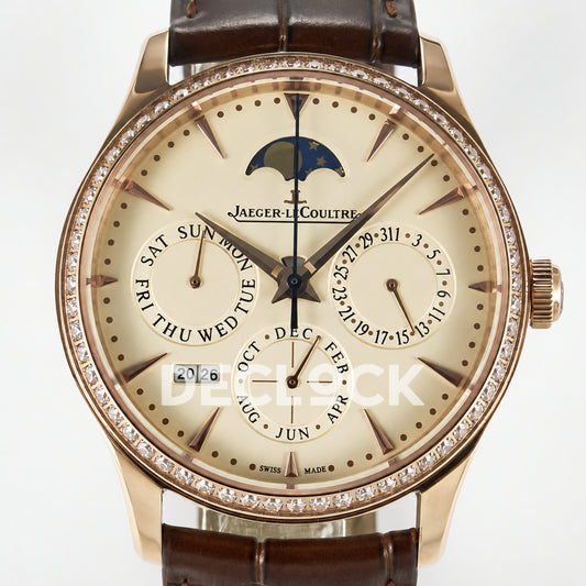 Jaeger-LeCoultre Master Ultra Thin Perpetual Calendar RG Cream 39mm V9F A868 V2