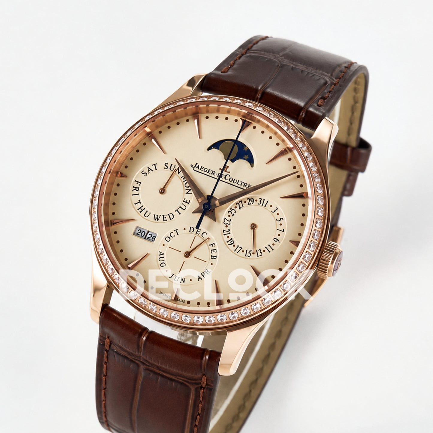 Jaeger-LeCoultre Master Ultra Thin Perpetual Calendar RG Cream 39mm V9F A868 V2