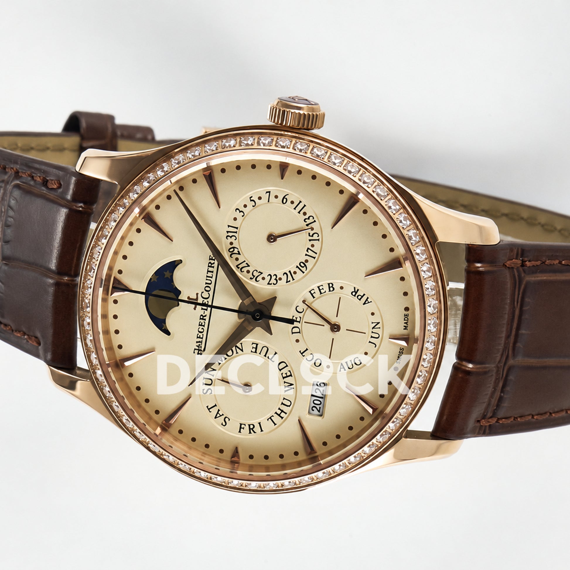 Jaeger-LeCoultre Master Ultra Thin Perpetual Calendar RG Cream 39mm V9F A868 V2