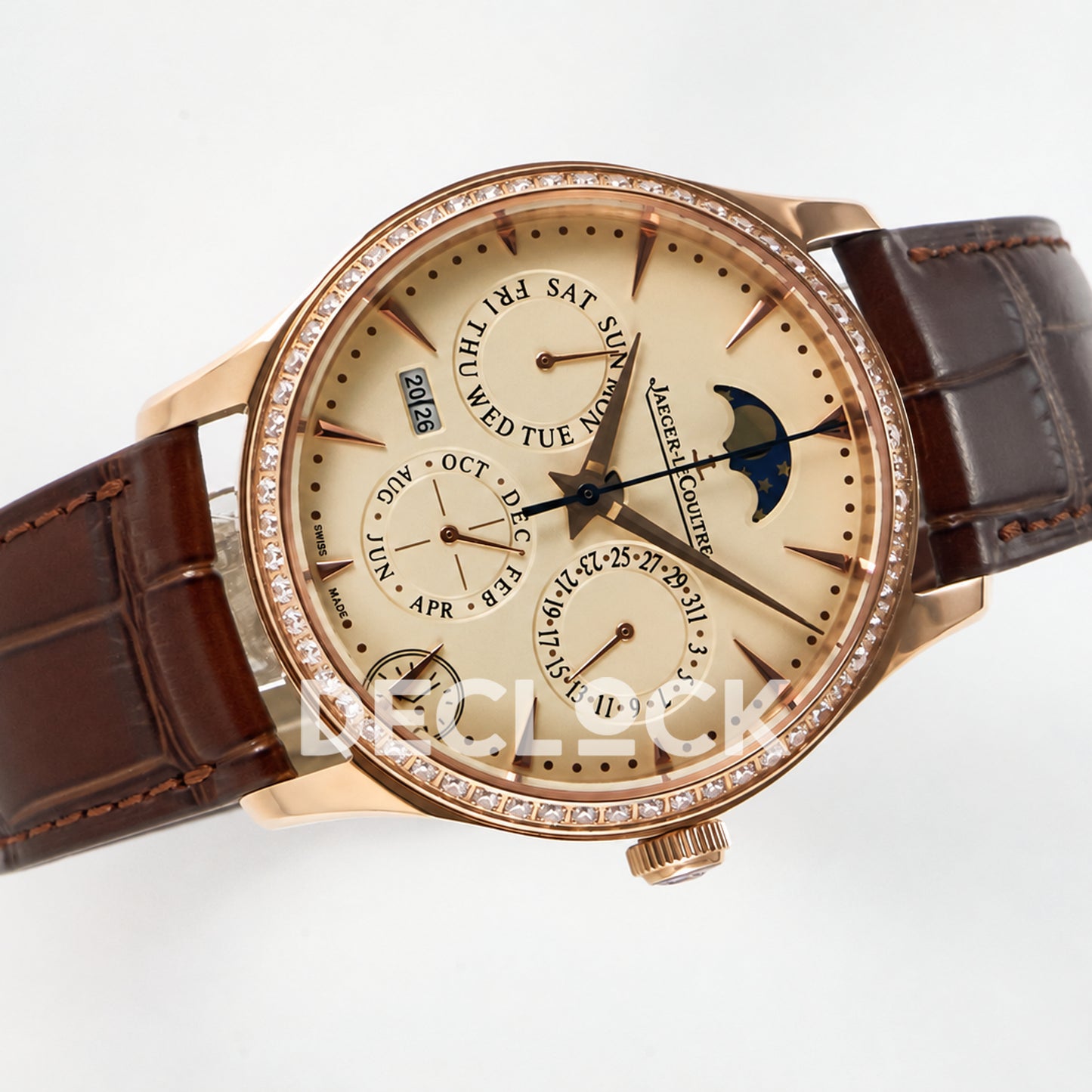 Jaeger-LeCoultre Master Ultra Thin Perpetual Calendar RG Cream 39mm V9F A868 V2