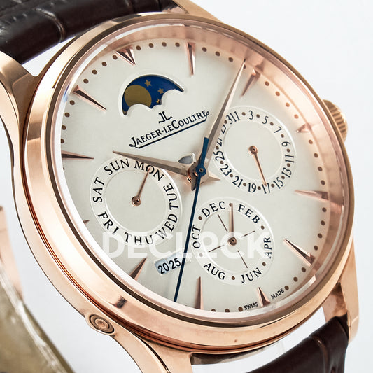 Jaeger-LeCoultre Master Ultra Thin Perpetual Calendar RG White 39mm V9F A868 V2