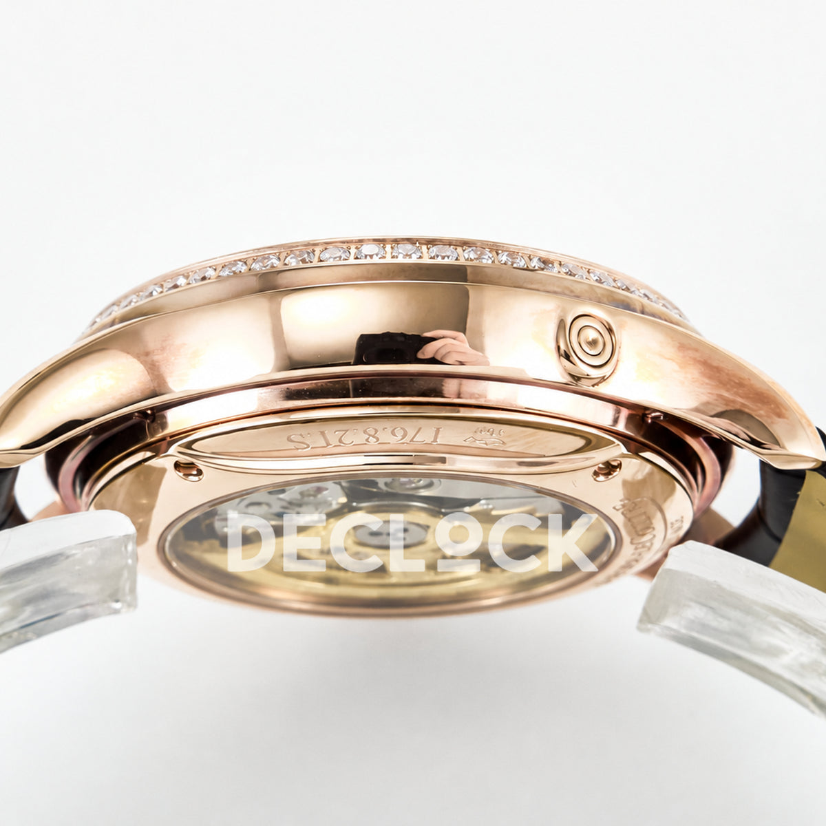 Jaeger-LeCoultre Master Ultra Thin Perpetual Calendar RG White Stone Bezel 39mm V9F A868 V2