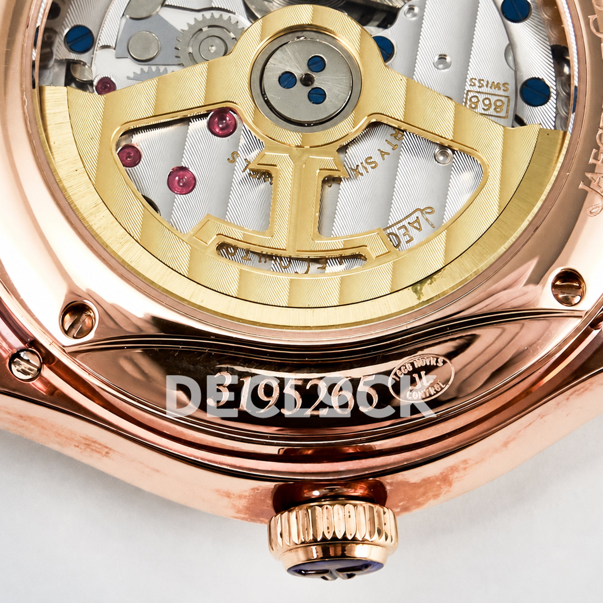Jaeger-LeCoultre Master Ultra Thin Perpetual Calendar RG White Stone Bezel 39mm V9F A868 V2