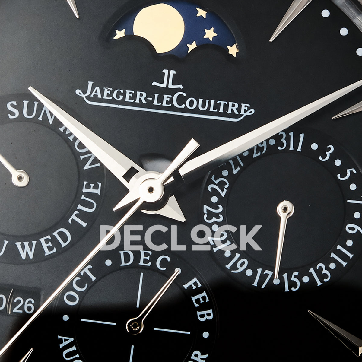 Jaeger-LeCoultre Master Ultra Thin Perpetual Calendar SS Black 39mm V9F A868 V2
