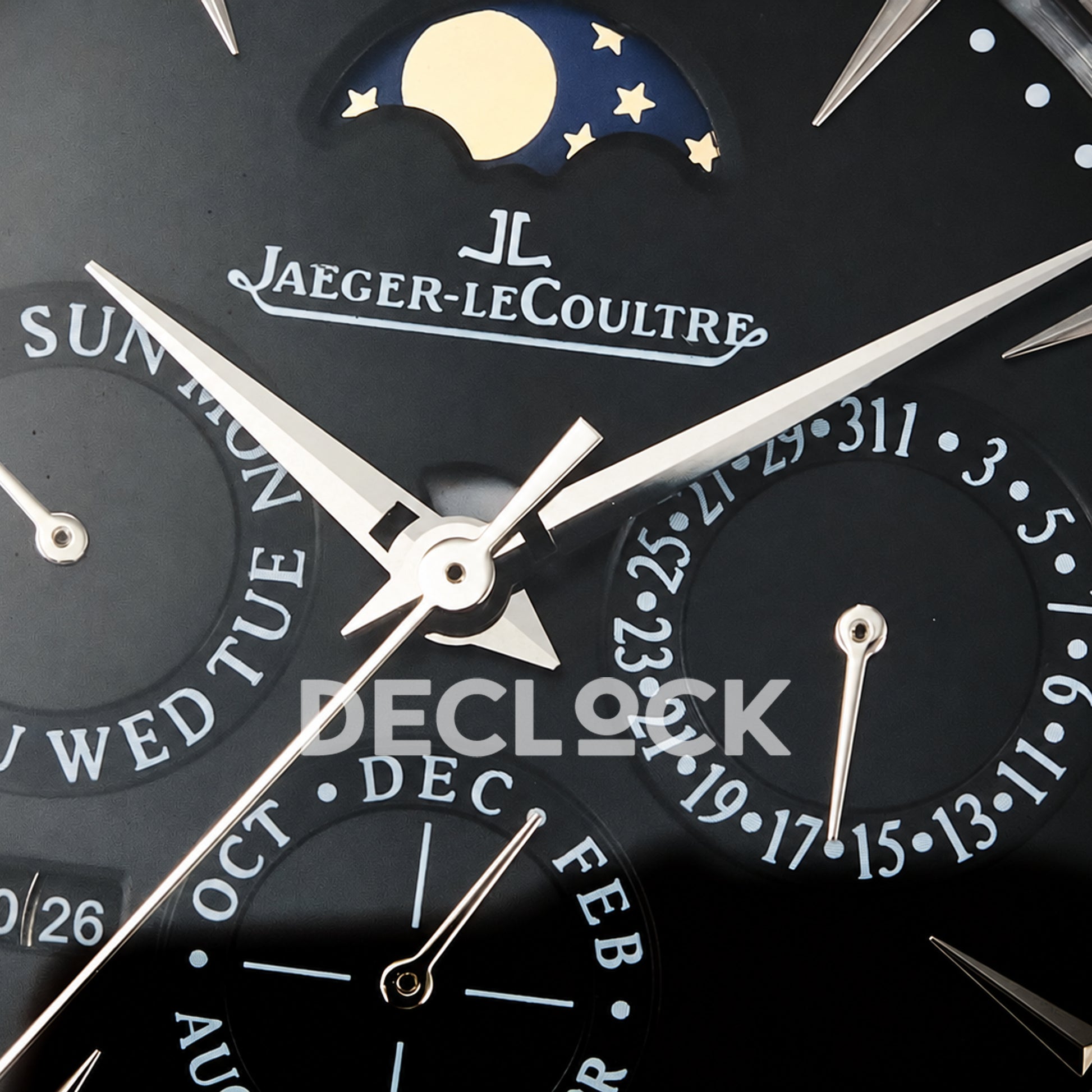 Jaeger-LeCoultre Master Ultra Thin Perpetual Calendar SS Black 39mm V9F A868 V2