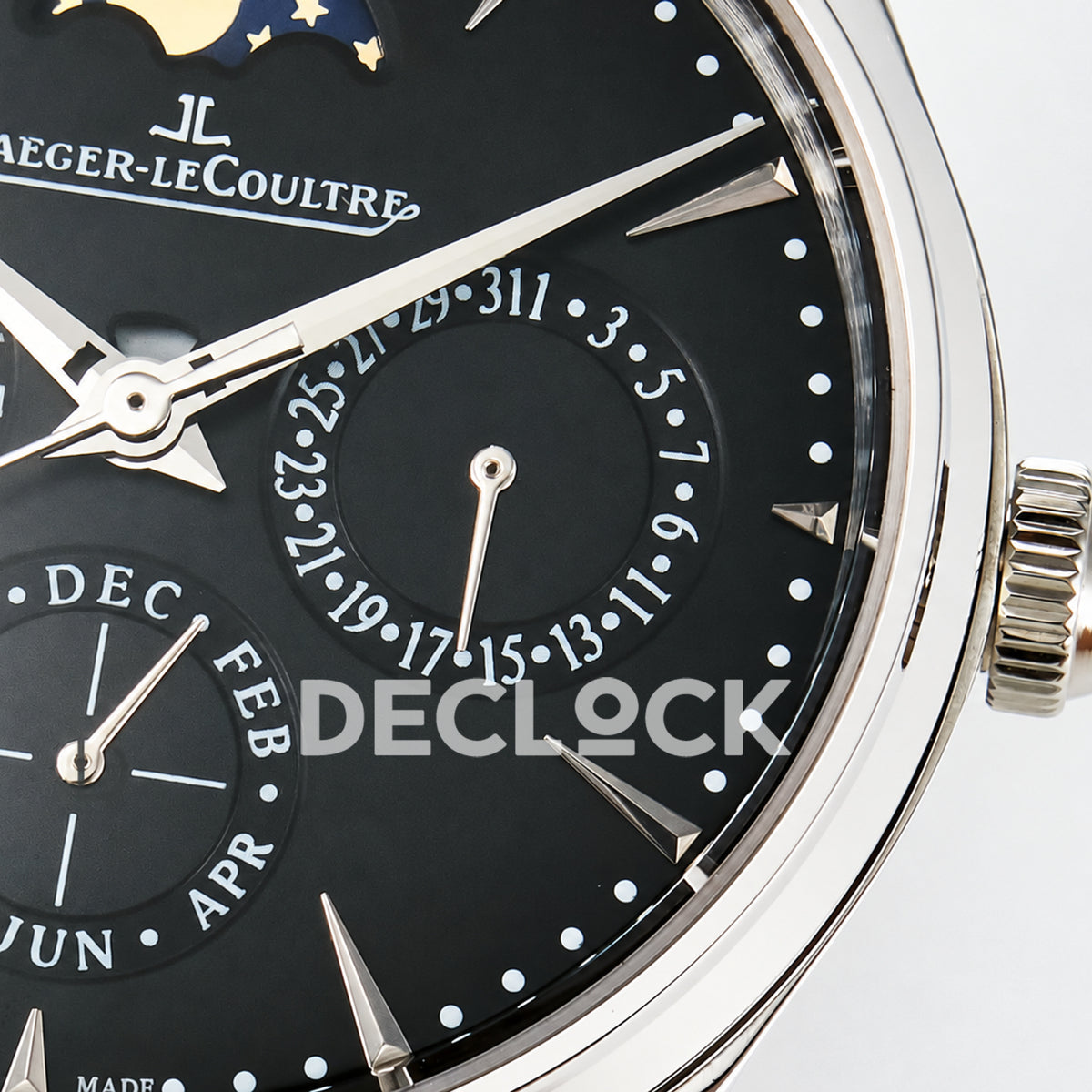 Jaeger-LeCoultre Master Ultra Thin Perpetual Calendar SS Black 39mm V9F A868 V2