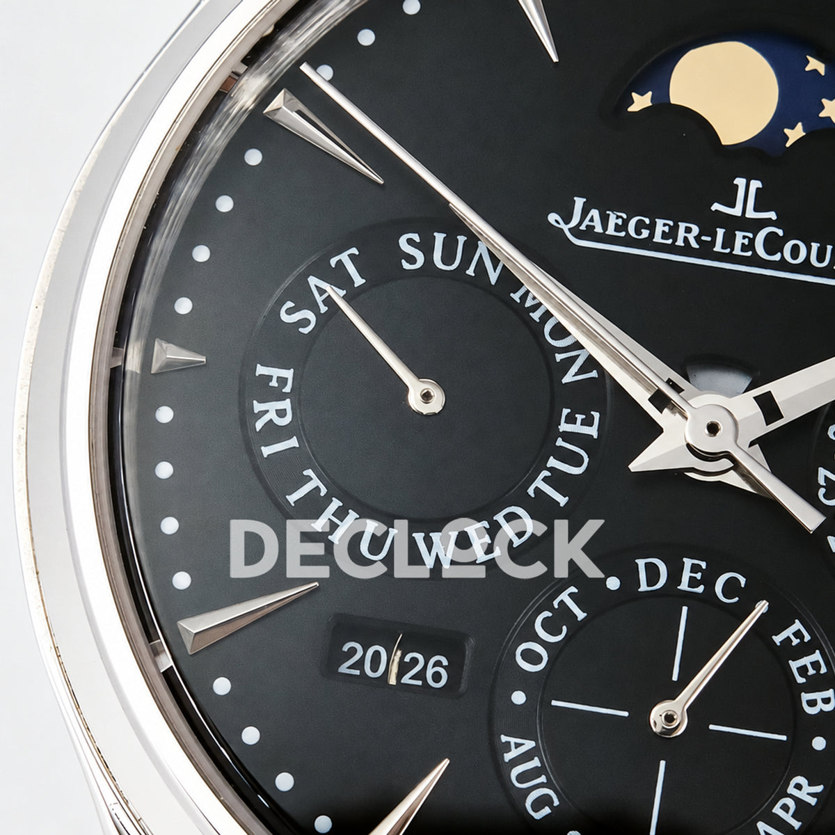 Jaeger-LeCoultre Master Ultra Thin Perpetual Calendar SS Black 39mm V9F A868 V2