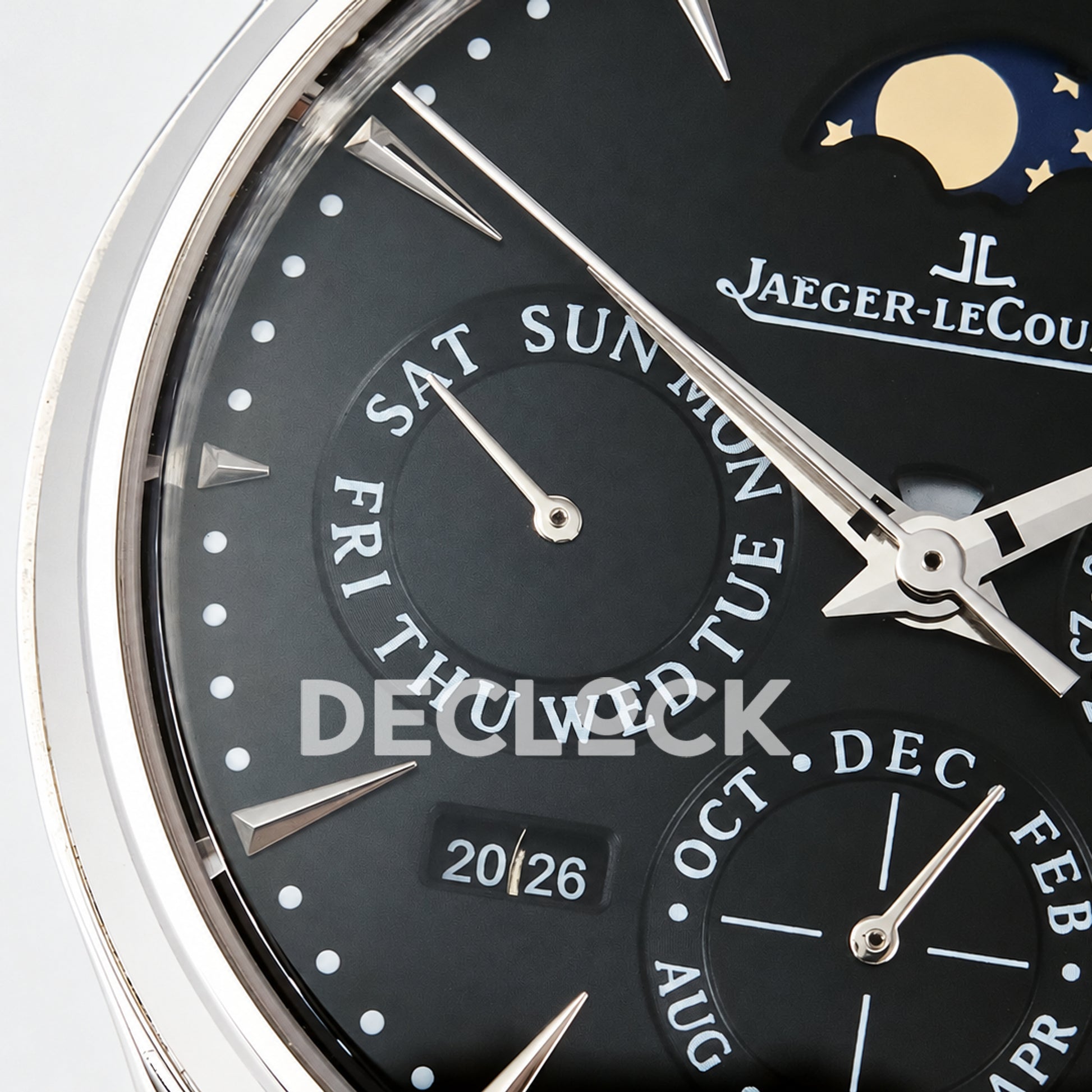 Jaeger-LeCoultre Master Ultra Thin Perpetual Calendar SS Black 39mm V9F A868 V2