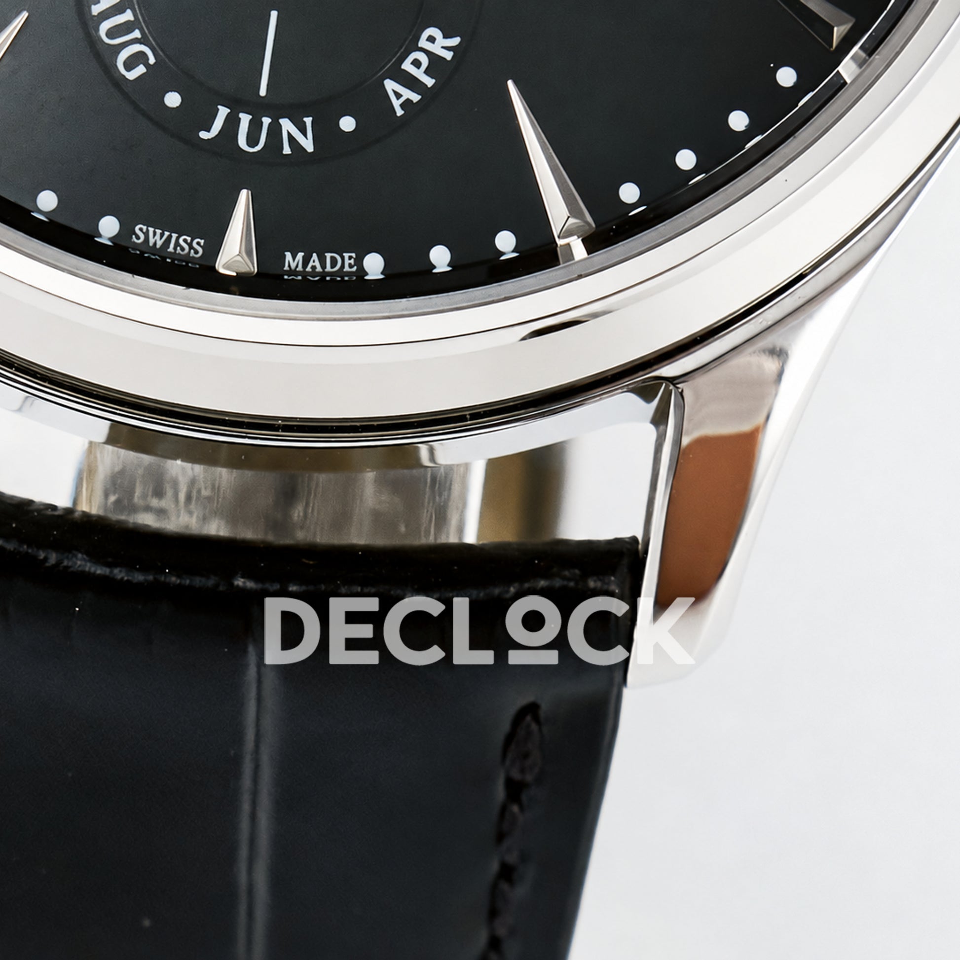 Jaeger-LeCoultre Master Ultra Thin Perpetual Calendar SS Black 39mm V9F A868 V2