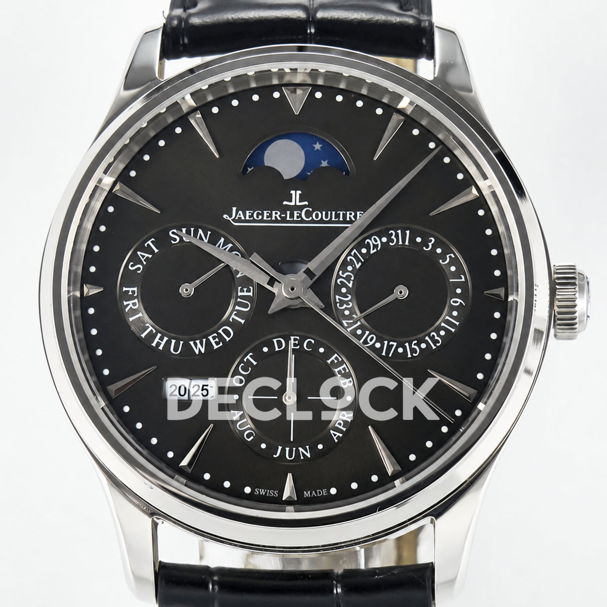 Jaeger-LeCoultre Master Ultra Thin Perpetual Calendar SS Gray 39mm V9F A868 V2