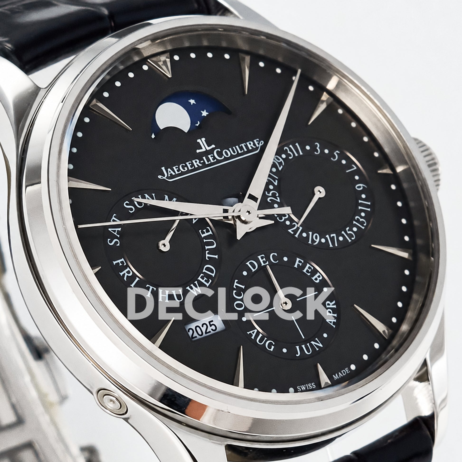 Jaeger-LeCoultre Master Ultra Thin Perpetual Calendar SS Gray 39mm V9F A868 V2