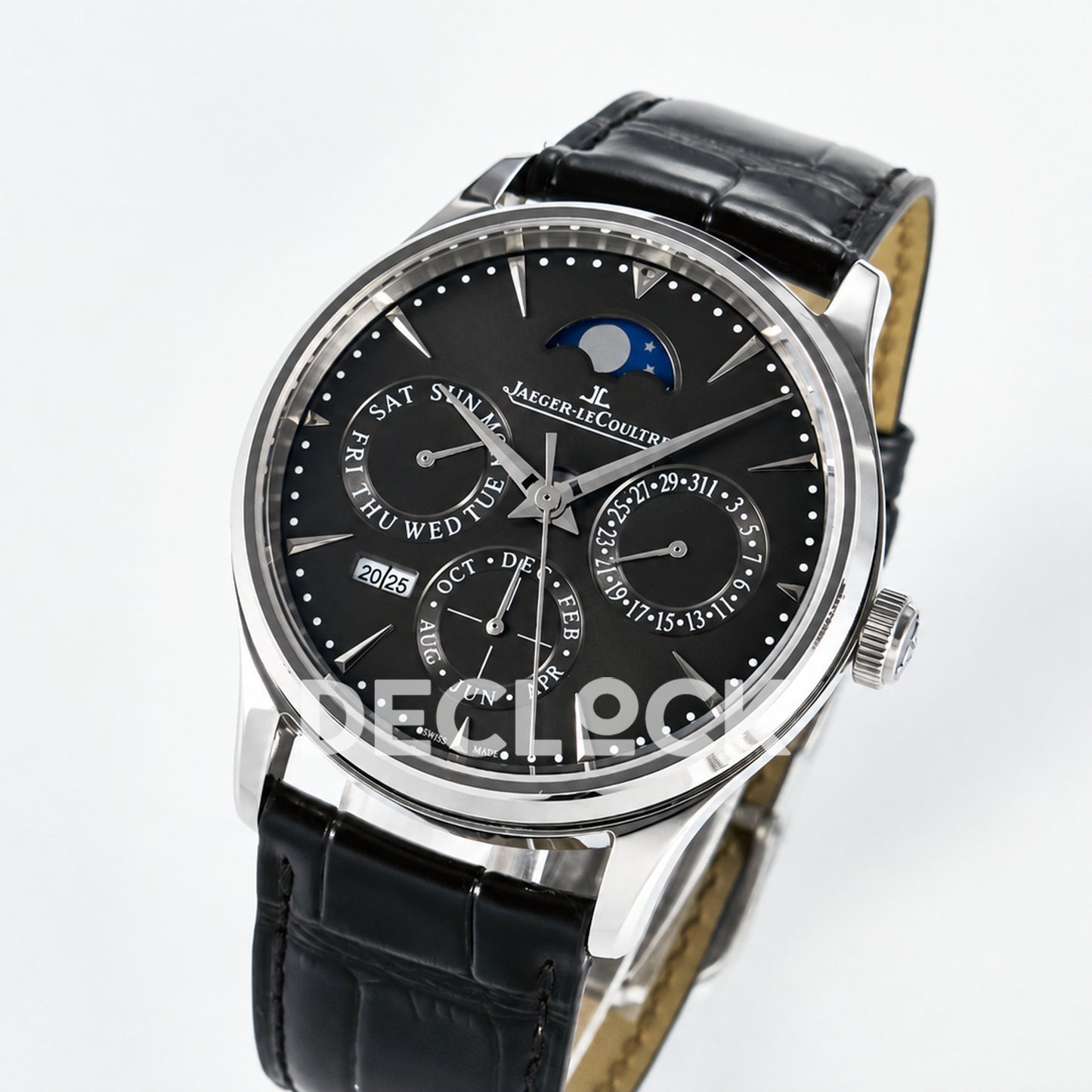 Jaeger-LeCoultre Master Ultra Thin Perpetual Calendar SS Gray 39mm V9F A868 V2