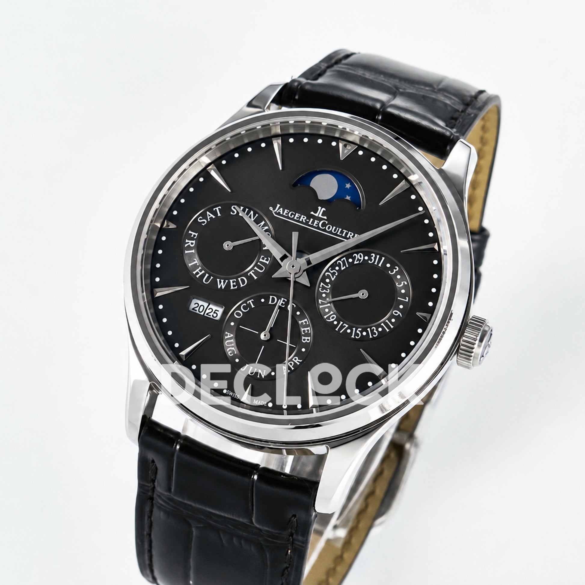 Jaeger-LeCoultre Master Ultra Thin Perpetual Calendar SS Gray 39mm V9F A868 V2