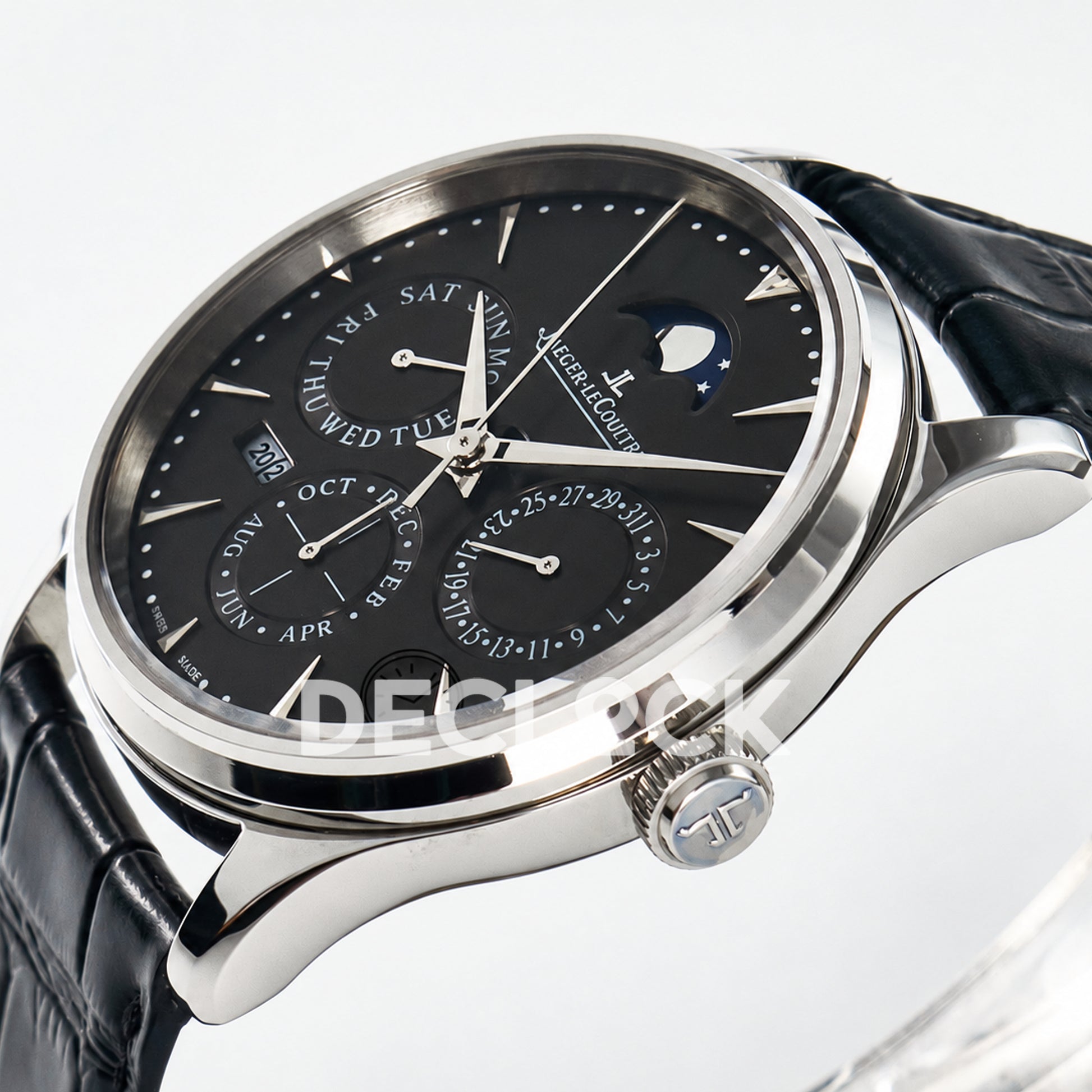 Jaeger-LeCoultre Master Ultra Thin Perpetual Calendar SS Gray 39mm V9F A868 V2