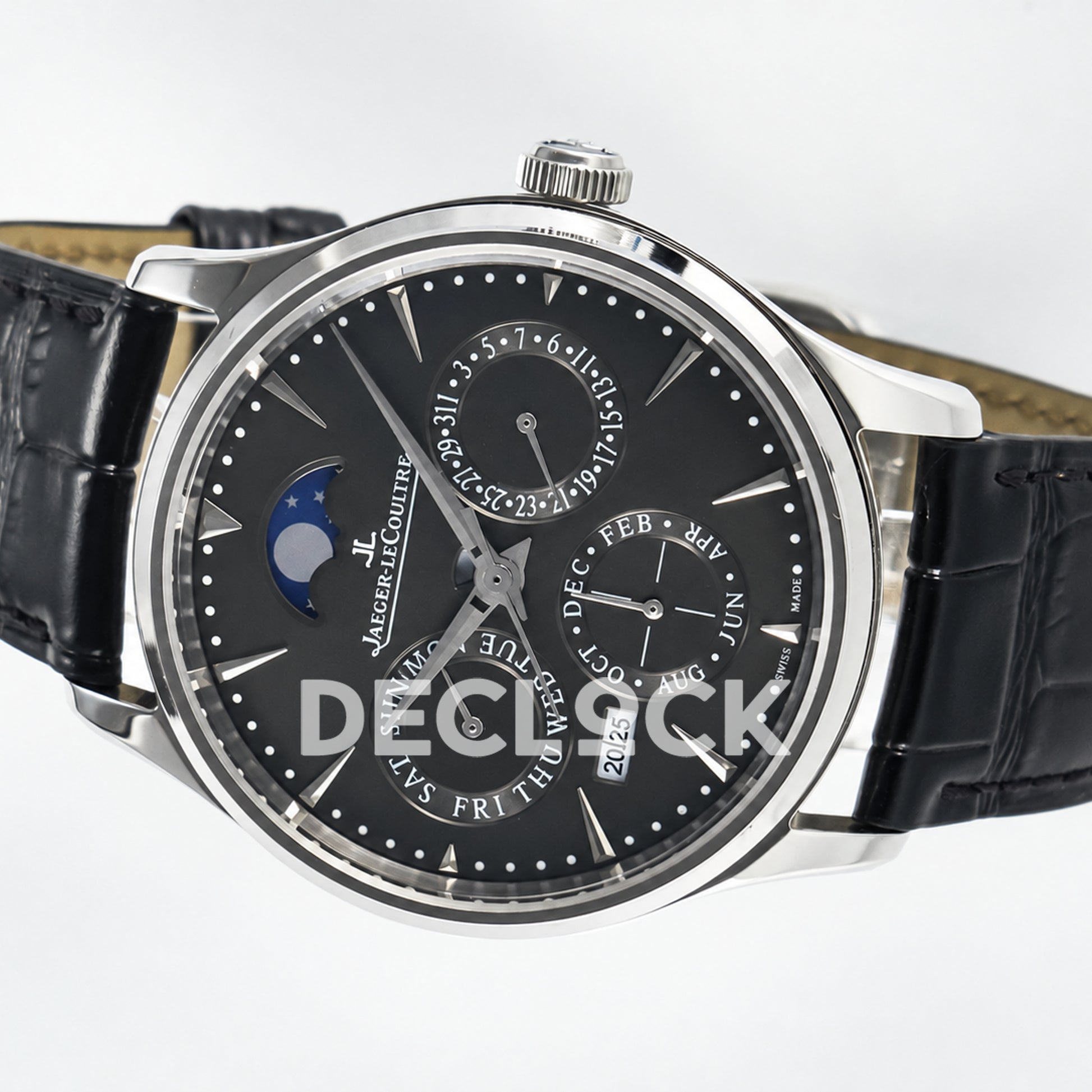 Jaeger-LeCoultre Master Ultra Thin Perpetual Calendar SS Gray 39mm V9F A868 V2