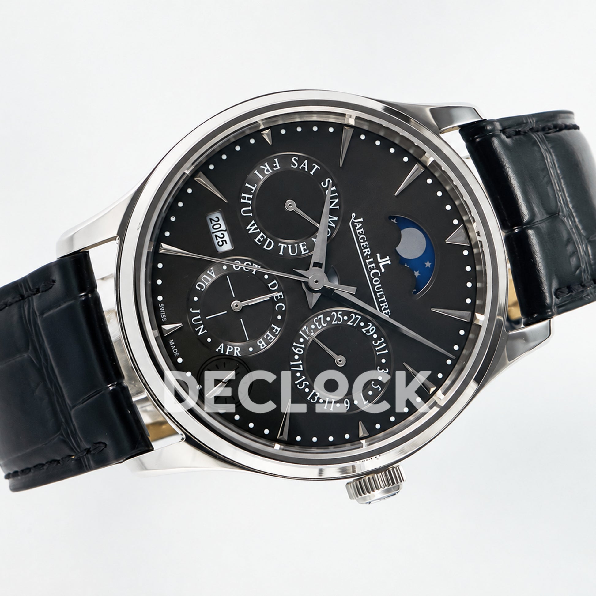 Jaeger-LeCoultre Master Ultra Thin Perpetual Calendar SS Gray 39mm V9F A868 V2