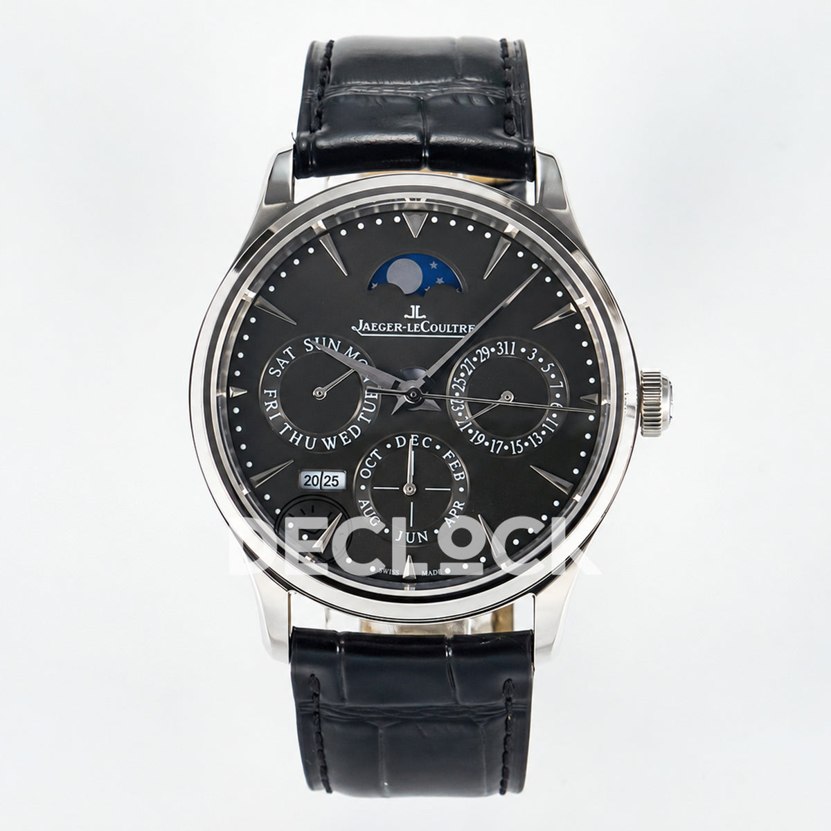Jaeger-LeCoultre Master Ultra Thin Perpetual Calendar SS Gray 39mm V9F A868 V2