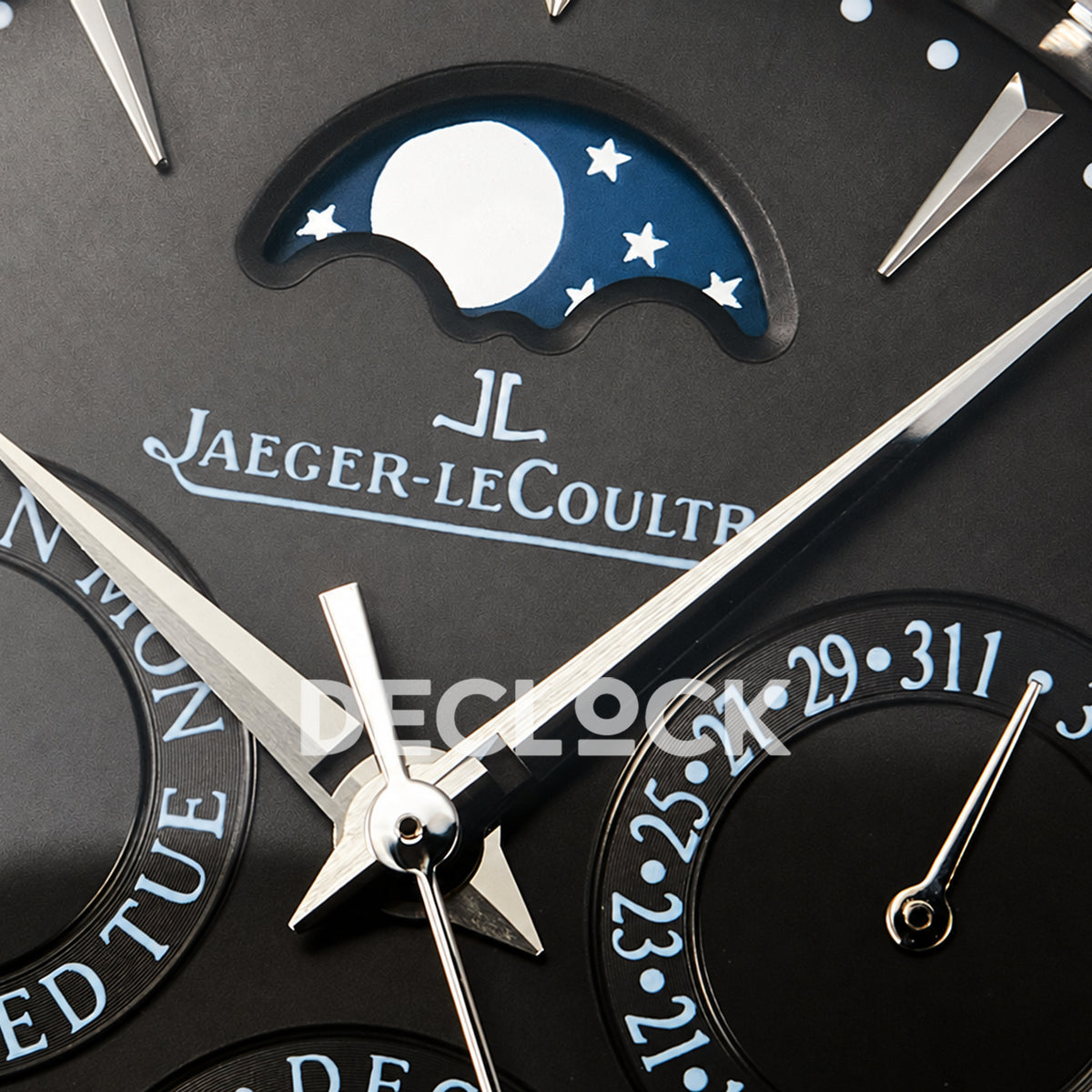Jaeger-LeCoultre Master Ultra Thin Perpetual Calendar SS Gray Stone Bezel 39mm V9F A868 V2
