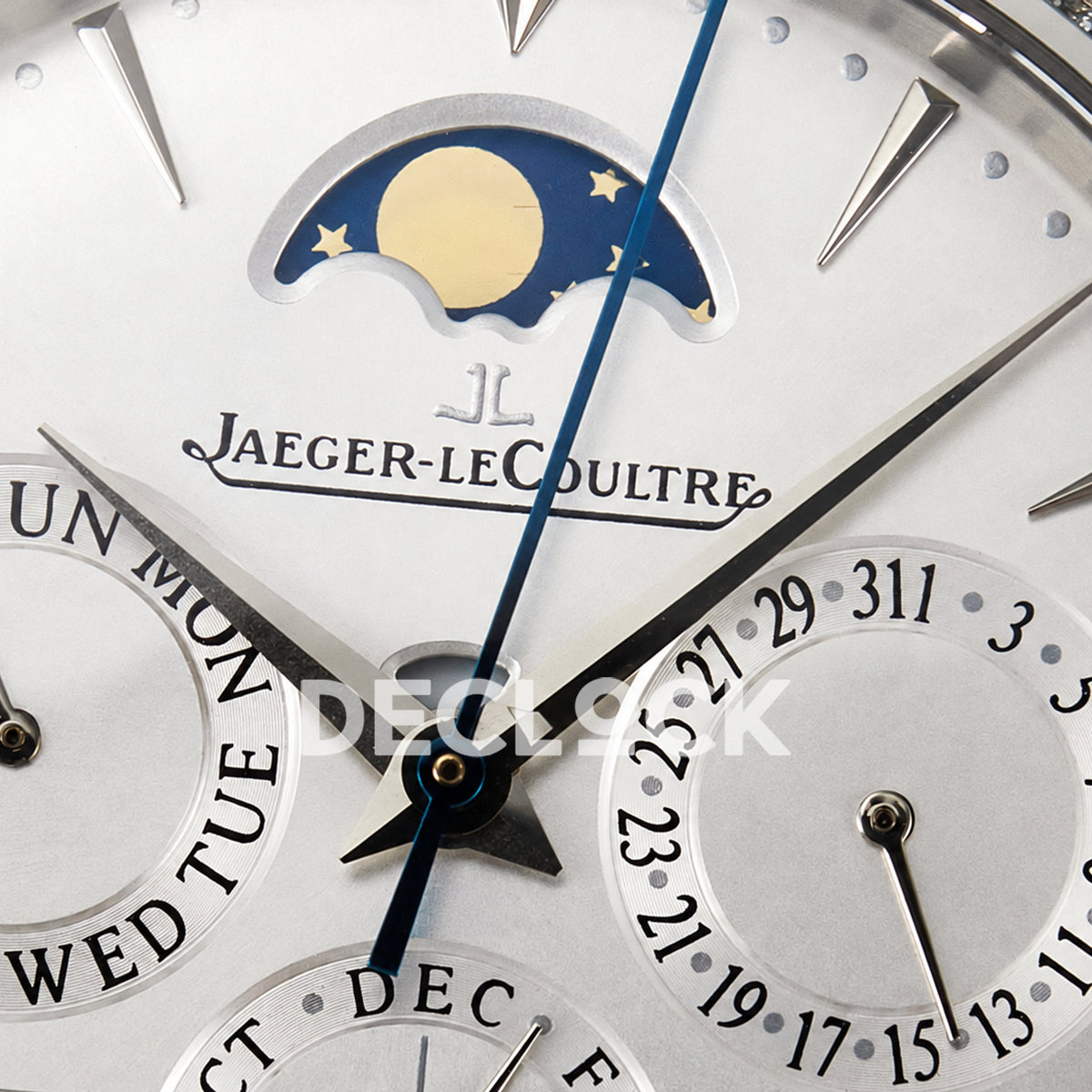 Jaeger-LeCoultre Master Ultra Thin Perpetual Calendar SS White Stone Bezel 39mm V9F A868 V2