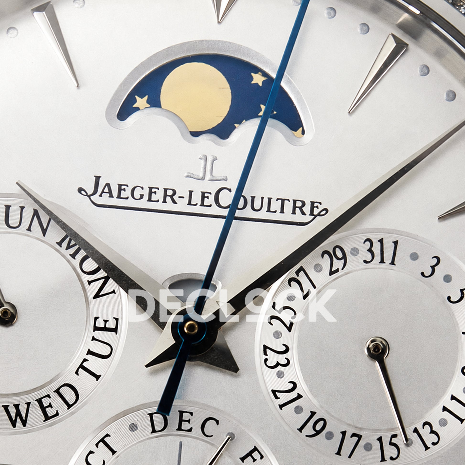 Jaeger-LeCoultre Master Ultra Thin Perpetual Calendar SS White Stone Bezel 39mm V9F A868 V2