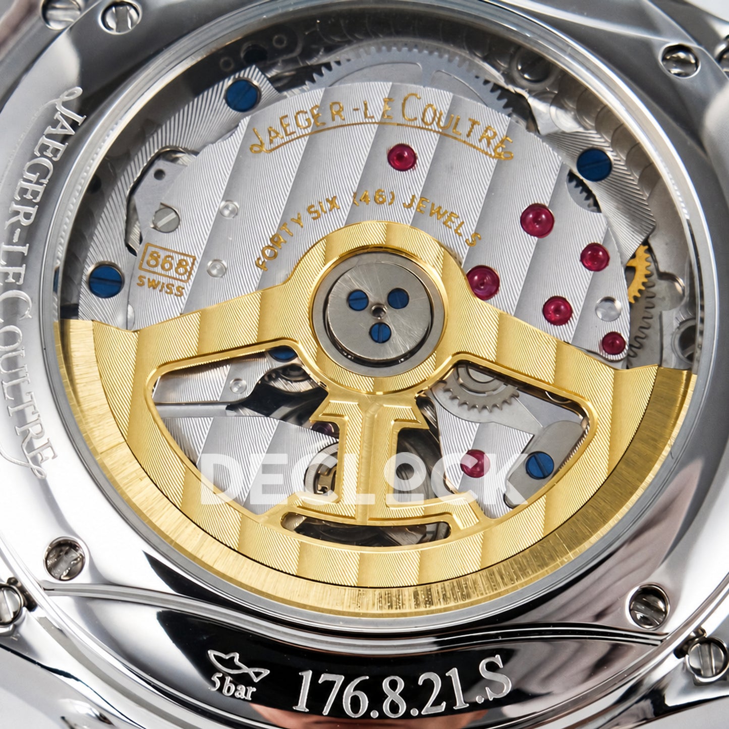 Jaeger-LeCoultre Master Ultra Thin Perpetual Calendar SS White Stone Bezel 39mm V9F A868 V2