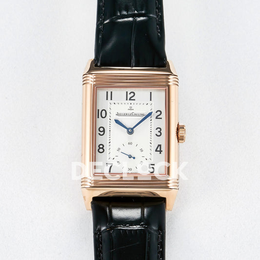 Jaeger-LeCoultre Reverso Classic Duoface RG White Textured 47mm MGF A854A