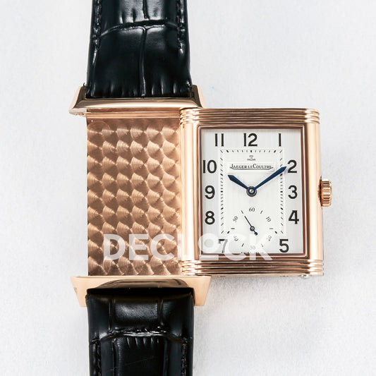 Jaeger-LeCoultre Reverso Classic Duoface RG White Textured 47mm MGF A854A