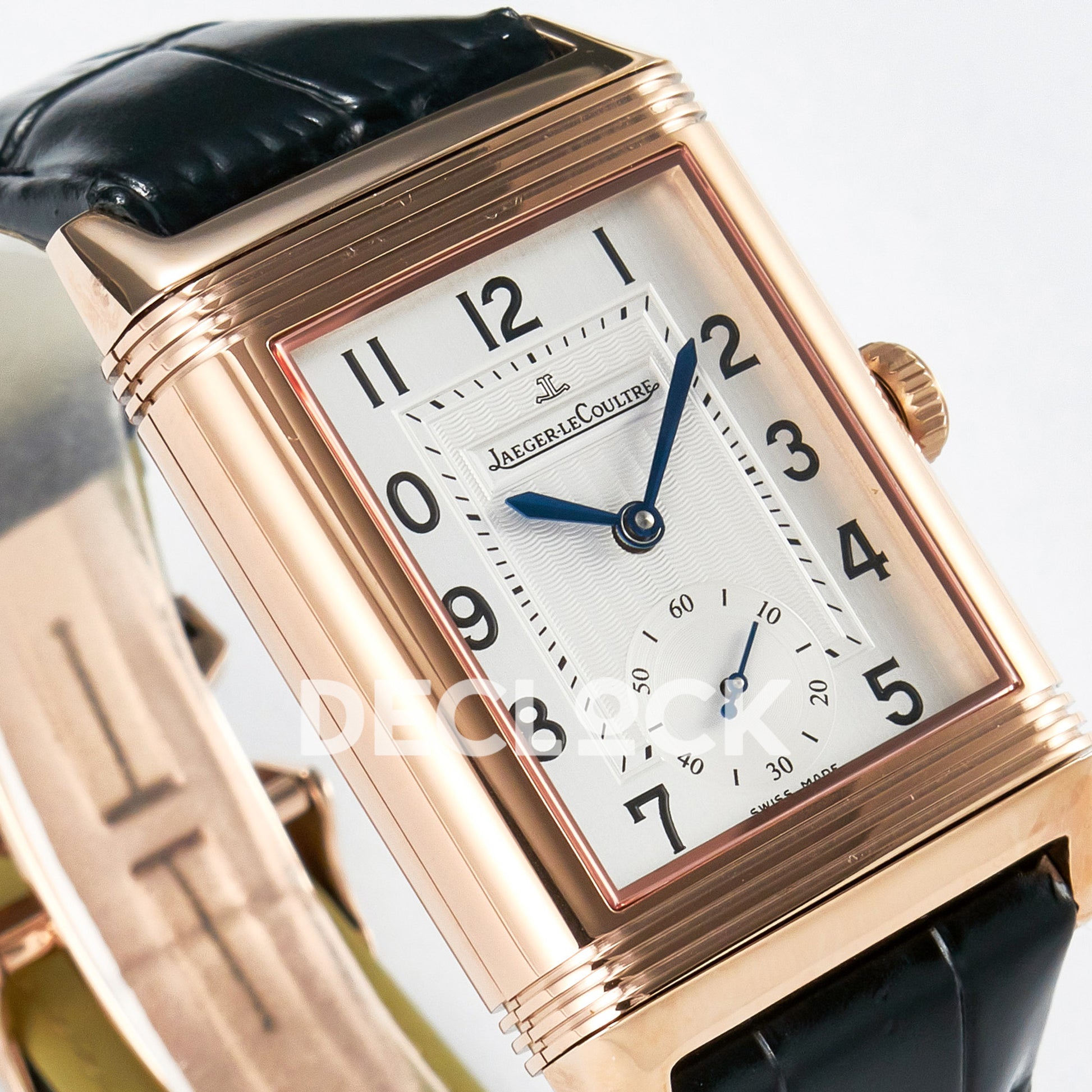 Jaeger-LeCoultre Reverso Classic Duoface RG White Textured 47mm MGF A854A