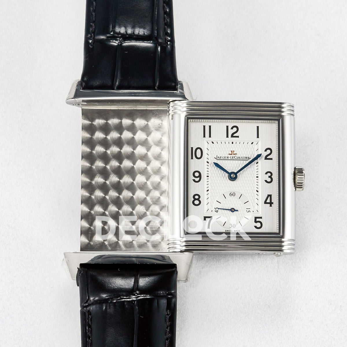Jaeger-LeCoultre Reverso Classic Duoface SS White Guilloche 42.9mm MGF A854A