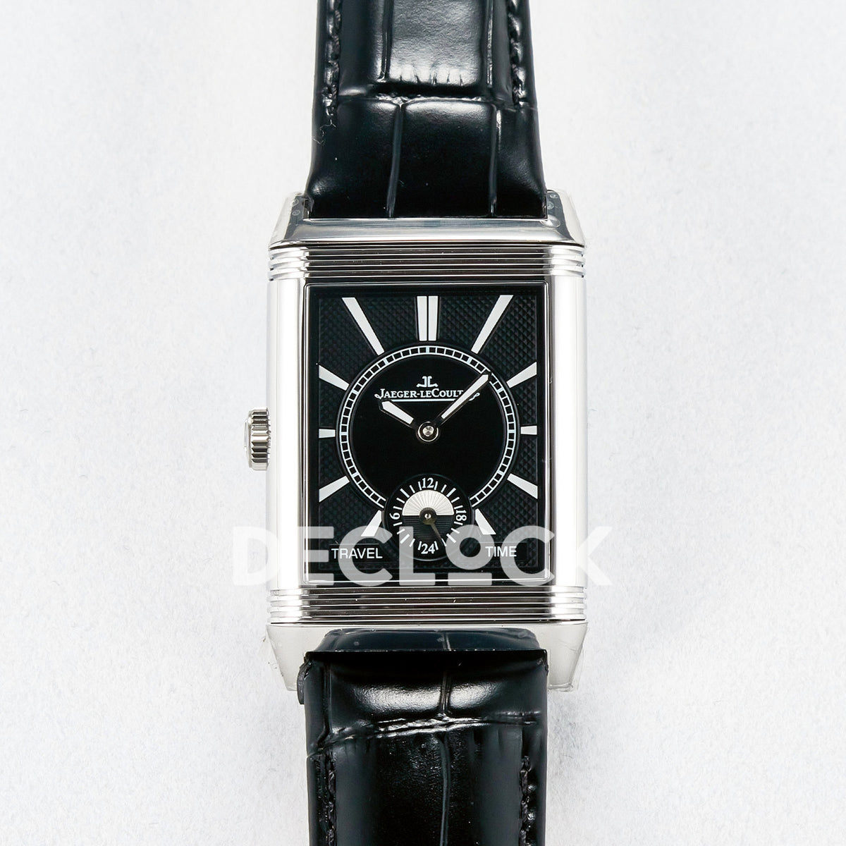 Jaeger-LeCoultre Reverso Classic Duoface SS White Guilloche 42.9mm MGF A854A