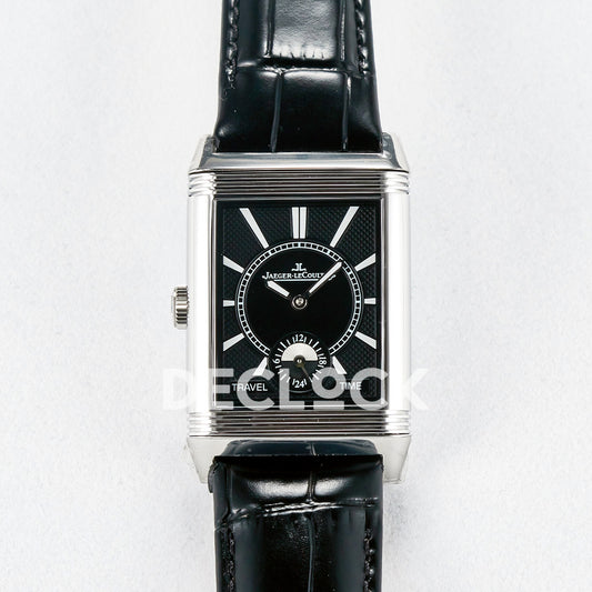 Jaeger-LeCoultre Reverso Classic Duoface SS White Guilloche 42.9mm MGF A854A