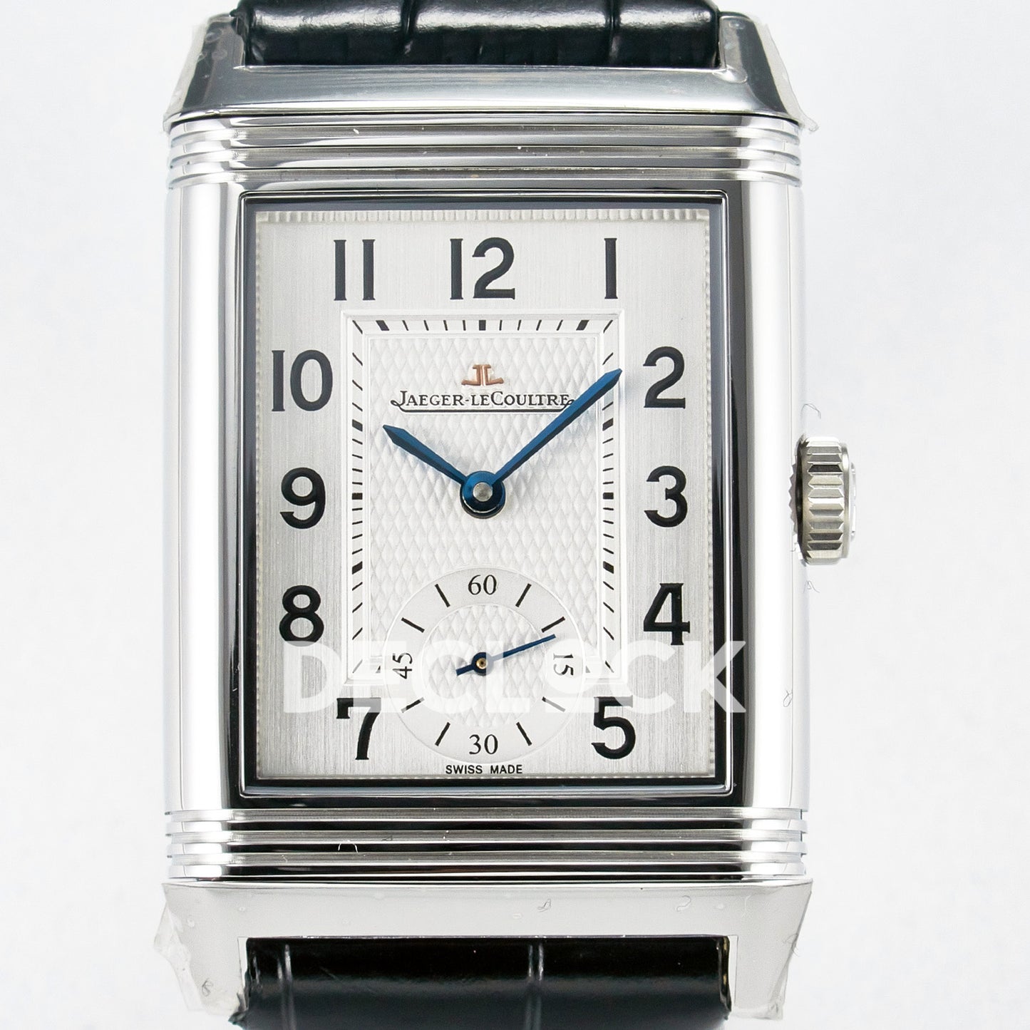 Jaeger-LeCoultre Reverso Classic Duoface SS White Guilloche 42.9mm MGF A854A