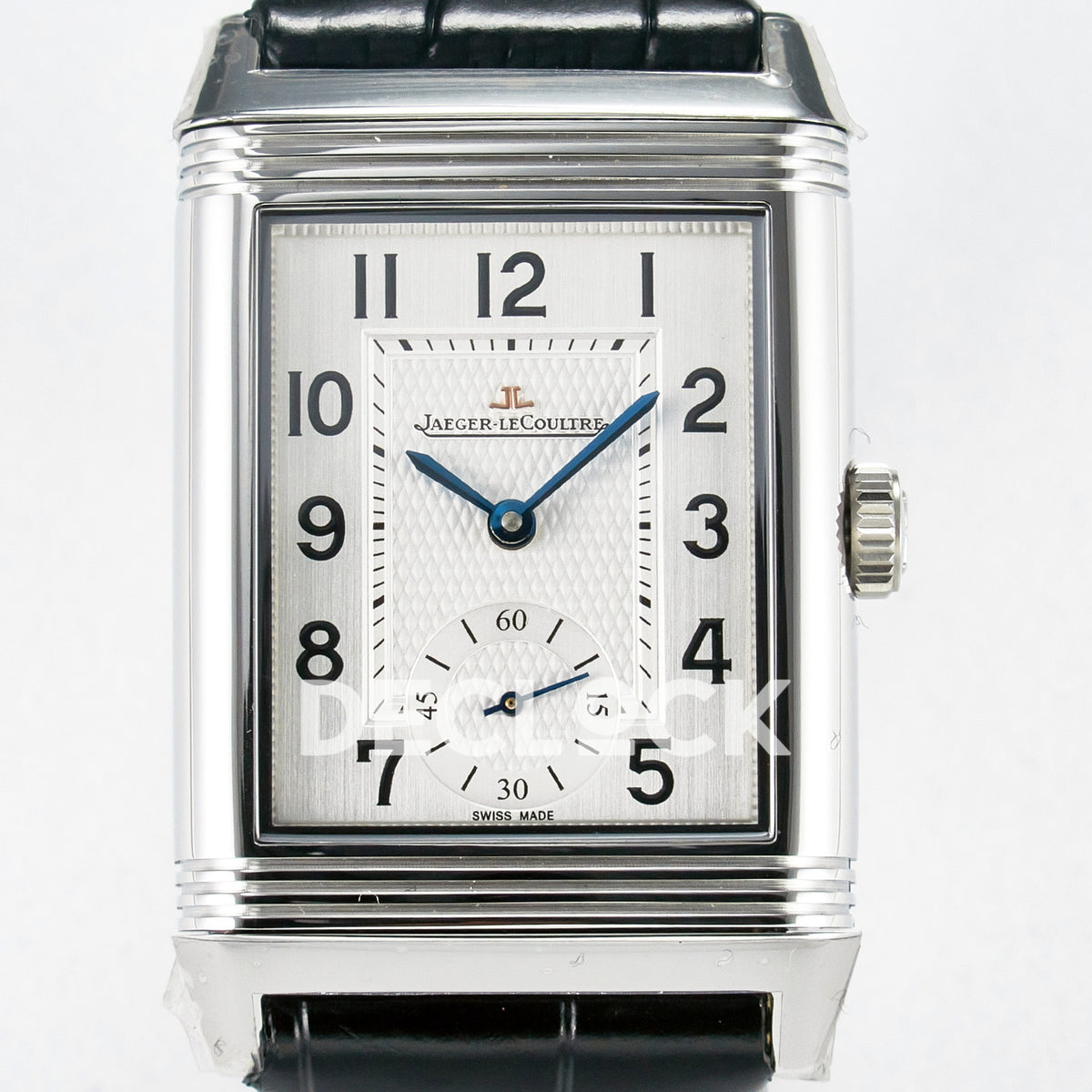 Jaeger-LeCoultre Reverso Classic Duoface SS White Guilloche 42.9mm MGF A854A